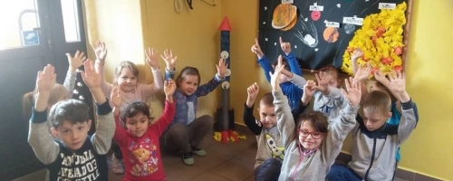 Przedszkolaki poznawały tajemnice kosmosu